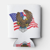 イーグル・アンド・フラグ 缶クーラー (裏面)