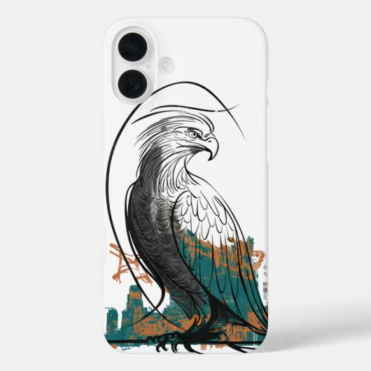 イーグル – 「アーバンセンチネル」 Case-Mate iPhoneケース (裏面)