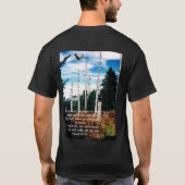 イーグル、イザヤ書40:31 Tシャツ (裏面)