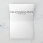 イーグル – イザヤ40:31 カード (内部)