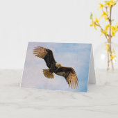 イーグル – イザヤ40:31 カード (黄色い花)