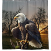 イーグル・イン・ザ・ワイルド シャワーカーテン (正面)