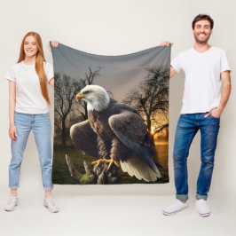 イーグル・イン・ザ・ワイルド フリースブランケット