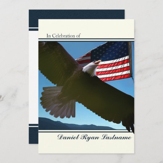 イーグル・オナー 招待状 (正面/裏面)