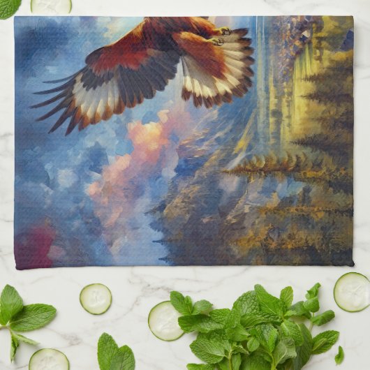 イーグル キッチンタオル (折り畳み)