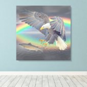 イーグル キャンバスプリント (インサイチュ (ウッドフロア))