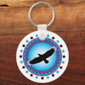 「イーグル」キーチェーン キーホルダー (正面)