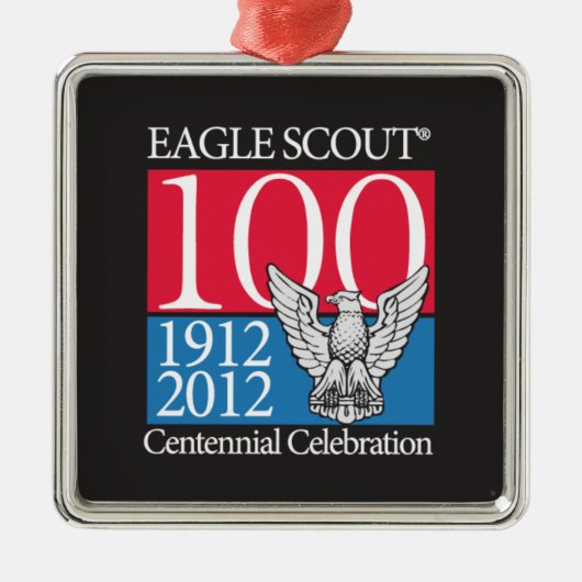 イーグル・スカウトのオーナメント メタルオーナメント (正面)