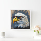 イーグル スクエア壁時計 (ホーム)