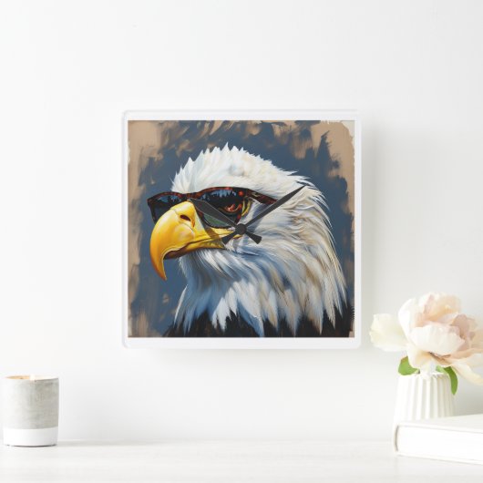 イーグル スクエア壁時計 (ホーム)