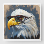 イーグル スクエア壁時計 (正面)