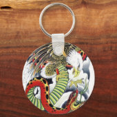 イーグル&スネーク日本のタトゥーデザイン キーホルダー (正面)