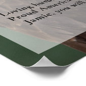 イーグル・バード　ライフ・セレブレーション　葬儀の写真 ポスター (角)