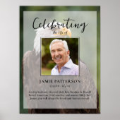 イーグル・バード　ライフ・セレブレーション　葬儀の写真 ポスター (正面)