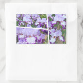 イーグル・フライト [ジャーマンアイリス] 長方形シール (バッグ)