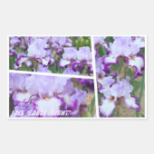 イーグル・フライト [ジャーマンアイリス] 長方形シール (正面)