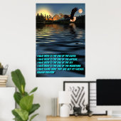 イーグル – フライト–29 – ナバホ – 諺 ポスター (ホームオフィス)