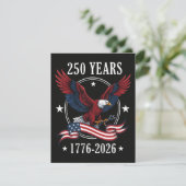 イーグル＆フラッグ250周年1776-2026250周年記念 招待状 (スタンド正面)