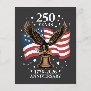 イーグル&フラッグ アメリカ建国250周年 1776-2026 チラシ