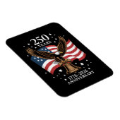 イーグル&フラッグ アメリカ建国250周年 1776-2026 マグネット (右側)