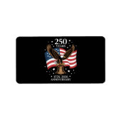 イーグル&フラッグ アメリカ建国250周年 1776-2026 ラベル (正面)