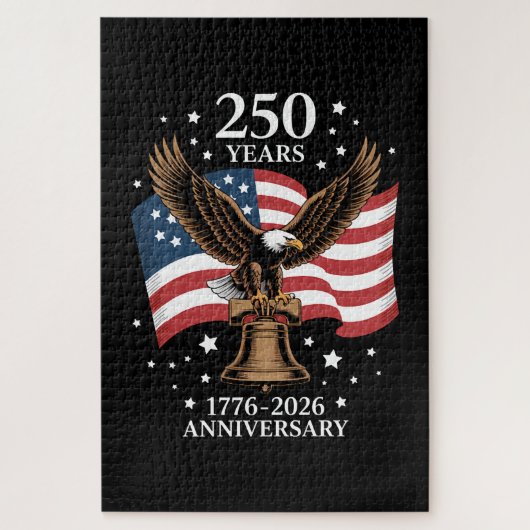 イーグル＆フラッグ アメリカ250周年 1776-2026 ジグソーパズル (縦)