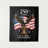 イーグル＆フラッグ アメリカ250周年 1776-2026 タペストリー (正面)