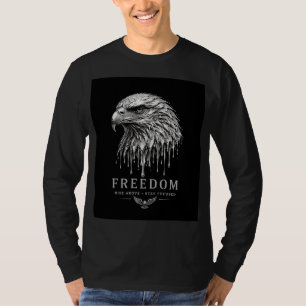 イーグル・フリーダム・パワフル・アニマル 🦅 Tシャツ