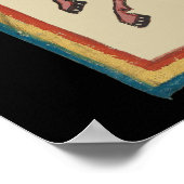 イーグル・ヘラルドライと騎士、中世14世紀 ポスター (角)