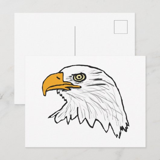 イーグル ポストカード (正面/裏面)