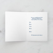 イーグル – ポートレート – アワード招待状 – 実績 招待状 (内部)