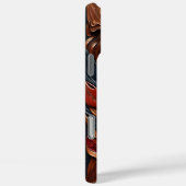 イーグル・マスターピース 革のようなアート Case-Mate iPhoneケース (裏面 / 右)