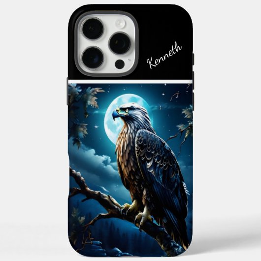 イーグル・ムーンライト・ヴィーユ Case-Mate iPhoneケース (裏面)