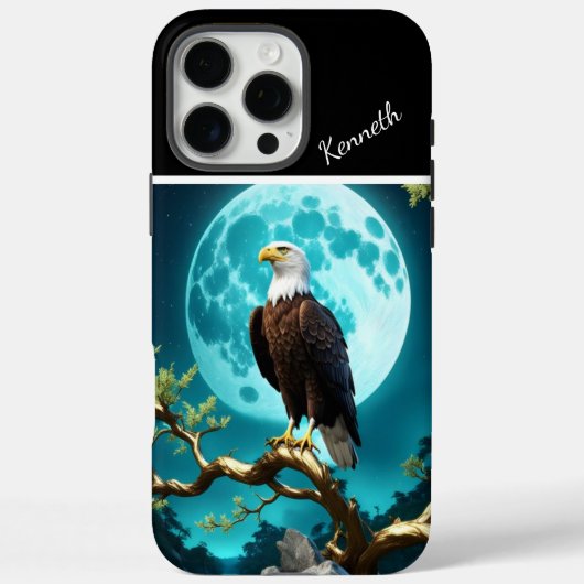 イーグル・ムーンライト・ヴィーユ Case-Mate iPhoneケース (裏面)