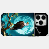 イーグル・ムーンライト・ヴィーユ Case-Mate iPhoneケース (裏面 (横))