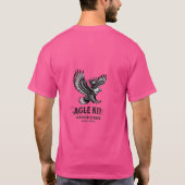 イーグル ロゴ デザイン  Tシャツ (裏面)