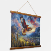イーグル 吊り下げ型タペストリー (傾斜あり)
