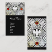 イーグル、明るい赤ルビー 名刺 (正面/裏面)