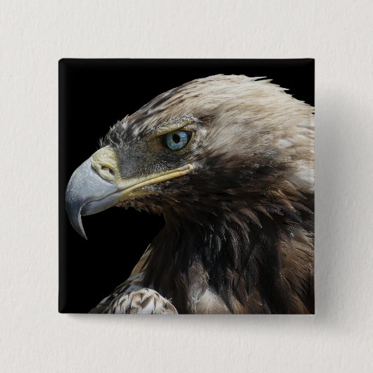 イーグル 缶バッジ (正面)