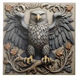 イーグル – 美術工芸品セラミックタイル タイル