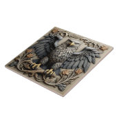 イーグル – 美術工芸品セラミックタイル タイル (側面)