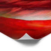 イーグル – 赤白青ファインアートポスター/プリント ポスター (角)