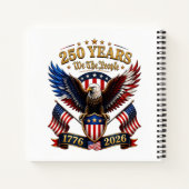 イーグル We The People 250年 ノートブック (裏面)