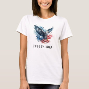 *~*イーグルAP16アメリカ国旗の禿げ詳細 Tシャツ