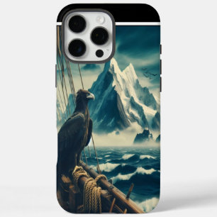 イーグルAtop船、前方の山々 iPhone 16 Pro Maxケース