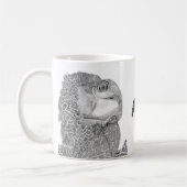 イーグルE9の3本の顔の家庭物語  コーヒーマグカップ (左)