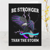 イーグルI衣服ティール(緑がかった色)とパープル自殺防止T- カード (黄色い花)