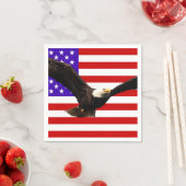 イーグルUSAアメリカ国旗 スタンダードカクテルナプキン (インサイチュ)