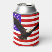 イーグルUSAアメリカ国旗 缶クーラー (缶裏面)