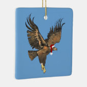 イーグレットE8が高いクリスマス装飾の色をかき立てる セラミックオーナメント (右)